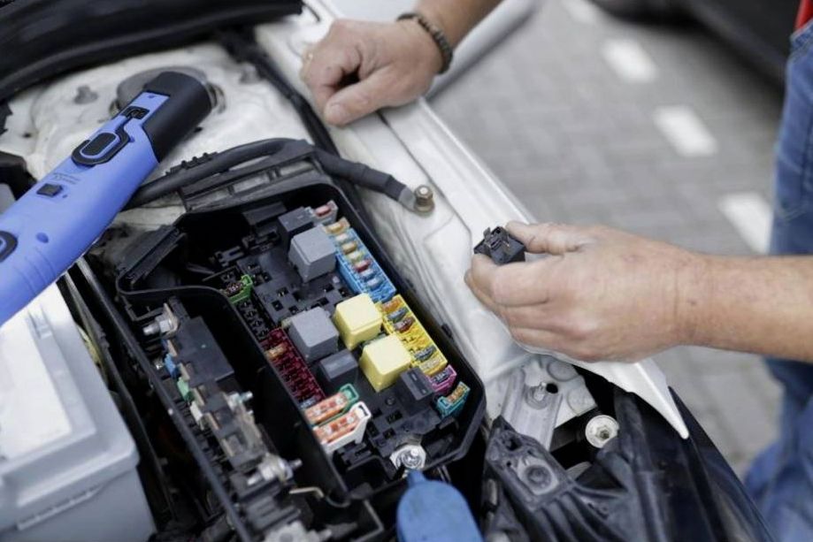 Diagnostic equipment close-up